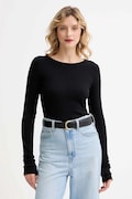 MUUV. longsleeve MUUV. x Answear culoarea negru