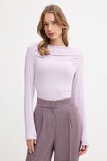 United Colors of Benetton longsleeve kolor fioletowy 37UKD10BA
