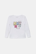 Guess longsleeve niemowlęcy kolor biały A5YI00 K6YW4
