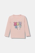 Guess longsleeve niemowlęcy kolor różowy A5YI00 K6YW4
