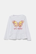 Guess longsleeve bawełniany niemowlęcy kolor biały A5YI01 K6YW4