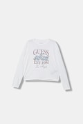 Guess longsleeve dziecięcy kolor biały J5YI20 K6YW4