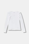 Guess longsleeve dziecięcy kolor biały J5YI28 K6YW4