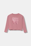Guess longsleeve dziecięcy kolor różowy J5YI32 K6YW4