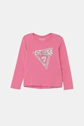 Παιδικό μακρυμάνικο Guess χρώμα: ροζ, K5YI10 K6YW4