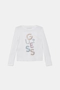 Guess longsleeve dziecięcy kolor biały K5YI26 KAPO0