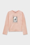 Mayoral longsleeve copii culoarea roz, 7017