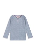 Дитячий лонгслів Konges Sløjd ROLI BLOUSE колір фіолетовий KS103967