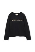 Παιδικό μακρυμάνικο Michael Kors χρώμα: μαύρο, R30488