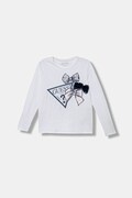 Guess longsleeve copii culoarea alb, J5BI28 J1314