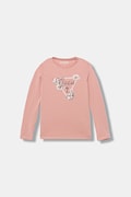 Guess longsleeve copii culoarea roz, J5BI31 J1314