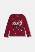 Guess longsleeve dziecięcy kolor bordowy K5BI00 J1314
