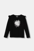 Guess longsleeve dziecięcy kolor czarny K5BI02 J1314