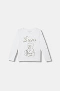 Guess longsleeve dziecięcy kolor biały K5BI03 J1314