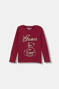 Guess longsleeve dziecięcy kolor czerwony K5BI03 J1314