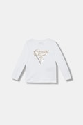 Guess longsleeve copii culoarea alb, K5BI06 J1314