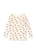 Konges Sløjd longsleeve bawełniany dziecięcy MINNIE BLOUSE GOTS kolor beżowy KS104372