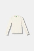 United Colors of Benetton longsleeve dziecięcy kolor beżowy z półgolfem 381PC10RC