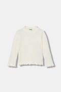 Παιδικό μακρυμάνικο United Colors of Benetton χρώμα: μπεζ, 381PG10LB