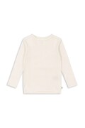 Konges Sløjd longsleeve bawełniany dziecięcy MINNIE BLOUSE GOTS kolor beżowy z nadrukiem KS103915