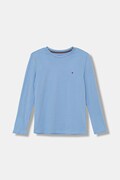 Tommy Hilfiger longsleeve bawełniany dziecięcy 2-pack kolor niebieski gładki UK0UK00077