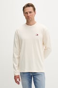 Tommy Jeans longsleeve męski bawełniany beżowy DM0DM21974