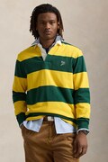 Μακρυμάνικο Polo Ralph Lauren Lsrugbym1 Long Sleeve χρώμα: πράσινο, 710979293