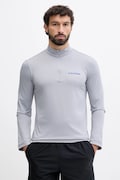 Calvin Klein Performance longsleeve treningowy kolor szary gładki LVGMF5W303