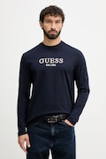 Guess longsleeve bawełniany kolor granatowy z aplikacją M5BI0S K8FQ4