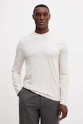 Armani Exchange longsleeve bawełniany kolor beżowy gładki XM001427 AF10362