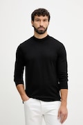Armani Exchange longsleeve bawełniany kolor czarny gładki XM001427 AF10362