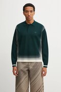 Filling Pieces sweter Knit Shirt Rugby męskie kolor zielony 422571500243