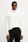 Majica z dolgimi rokavi Calvin Klein bež barva, LV04LD215G