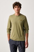 Aeronautica Militare longsleeve męski bawełniany zielony TS2390UJ00372