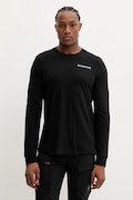 Smartwool sportos hosszú ujjú fekete, nyomott mintás, SW003018