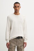 G-Star longsleeve bawełniany kolor beżowy gładki D25076.D976