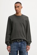 G-Star longsleeve bawełniany kolor zielony gładki D25076.D976
