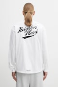 NEIGHBORHOOD longsleeve bawełniany NH . TEE LS-2 kolor biały z nadrukiem 252PCNH.LT02