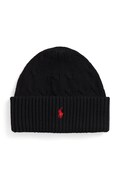 Otroška kapa Polo Ralph Lauren črna barva, 323980663003