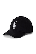 Polo Ralph Lauren czapka z daszkiem bawełniana dziecięca kolor czarny 323980965001
