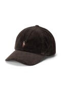 Παιδικό βαμβακερό καπέλο μπέιζμπολ Polo Ralph Lauren χρώμα: καφέ, 323980971500