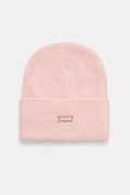 Дитяча шапка Levi's LAN TONAL EMBROIDERED BEANIE колір рожевий 9A8707
