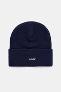 Дитяча шапка Levi's LAN TONAL EMBROIDERED BEANIE колір синій 9A8707