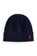 Volnena kapa Polo Ralph Lauren mornarsko modra barva, 455981442