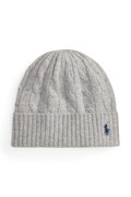 Volnena kapa Polo Ralph Lauren siva barva, 455981442