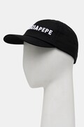 Bavlněná baseballová čepice Patrizia Pepe černá barva, 8F0079 AB01