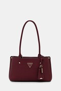 Guess poșetă MERIDIAN culoarea bordo, HWBG69 74090