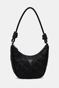 Τσάντα Guess ADELASIA χρώμα: μαύρο, HWQL96 58180