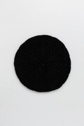 Patou beret z wełną kolor czarny AC1038041
