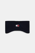 Tommy Jeans bentiță de păr din bumbac culoarea bleumarin AW0AW17898
